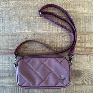 Lug Coupe XL Matte Luxe VL Quilted Plum Crossbody Convertable Hip Pouch Bag